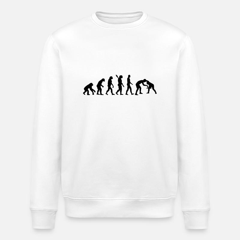 Evolution Ringen - Stanley/Stella Unisex Bio-Sweatshirt ROLLER - Weiß