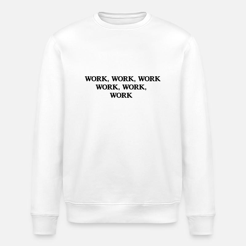 Work Work - Sweat bio ROLLER Stanley/Stella Unisexe - blanc