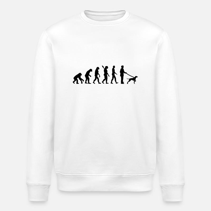 Deutsch Kurzhaar - Stanley/Stella Unisex Bio-Sweatshirt ROLLER - Weiß