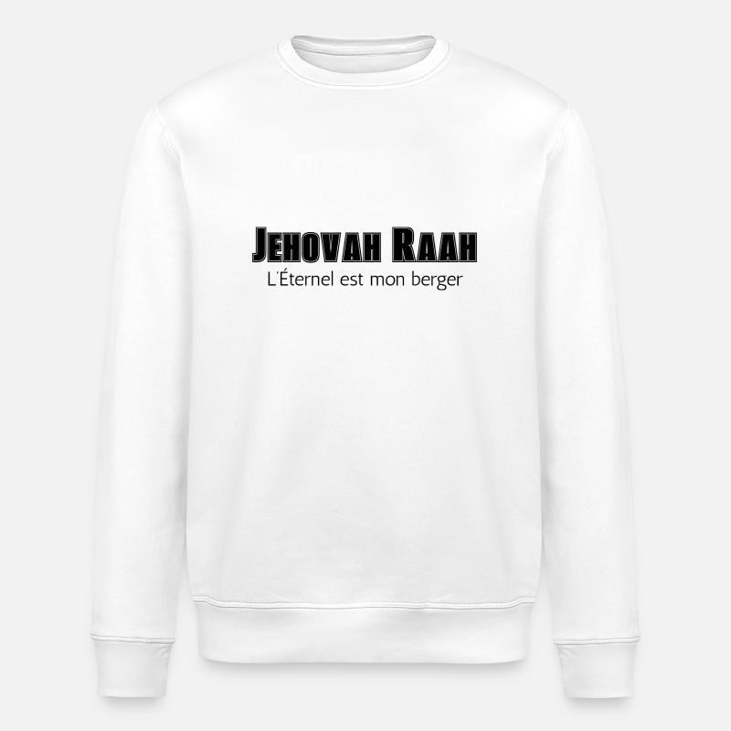 Jehovah Raah - Sweat bio ROLLER Stanley/Stella Unisexe - blanc