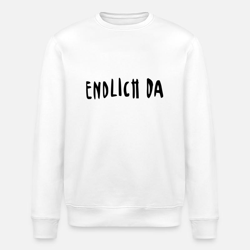 endlich da - Stanley/Stella Unisex Bio-Sweatshirt ROLLER - Weiß