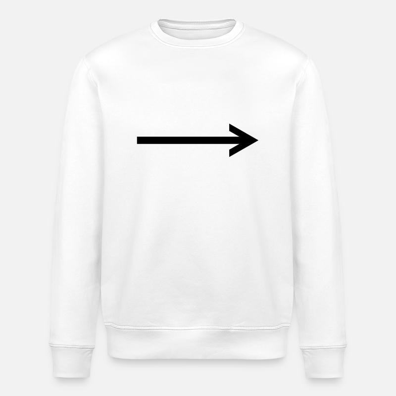 arrow left - Stanley/Stella Unisex Bio-Sweatshirt ROLLER - Weiß