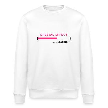 loading Special Effect - be patient - Stanley/Stella Unisex Bio-Sweatshirt ROLLER - Weiß - Vorne - Nik (191cm)