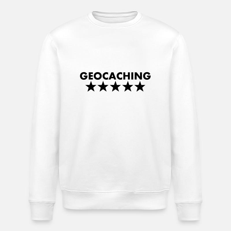 geocaching 5 star - Sweat bio ROLLER Stanley/Stella Unisexe - blanc