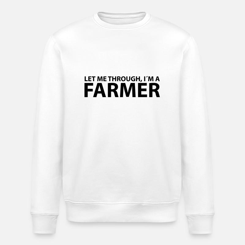farmer - Sweat bio ROLLER Stanley/Stella Unisexe - blanc