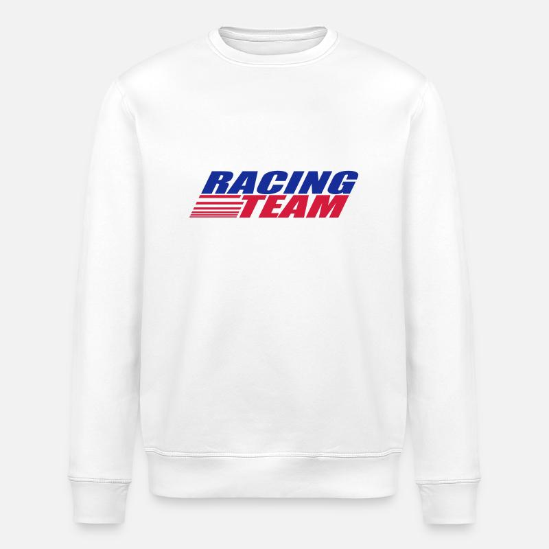 Racing Team - Stanley/Stella Unisex Bio-Sweatshirt ROLLER - Weiß