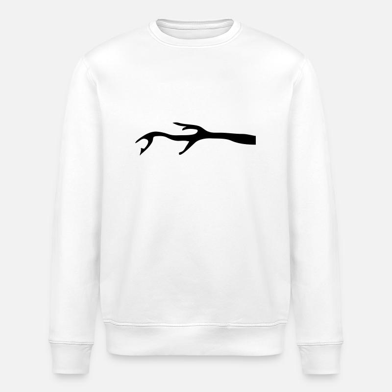 Branch - Stanley/Stella ROLLER Unisex Organic Sweatshirt - white
