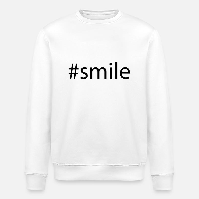 #smile - Stanley/Stella Unisex Bio-Sweatshirt ROLLER - Weiß