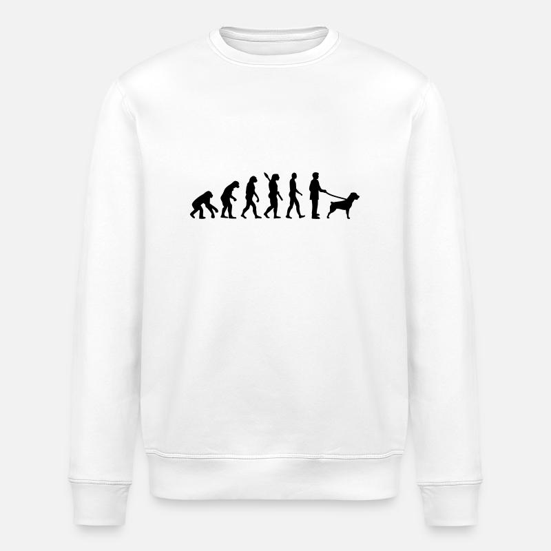 Rottweiler - Stanley/Stella ROLLER Unisex Organic Sweatshirt - white