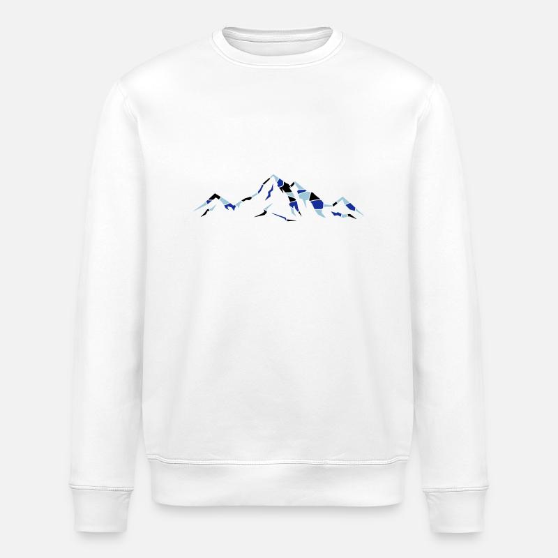 berge_02 - Stanley/Stella Unisex Bio-Sweatshirt ROLLER - Weiß