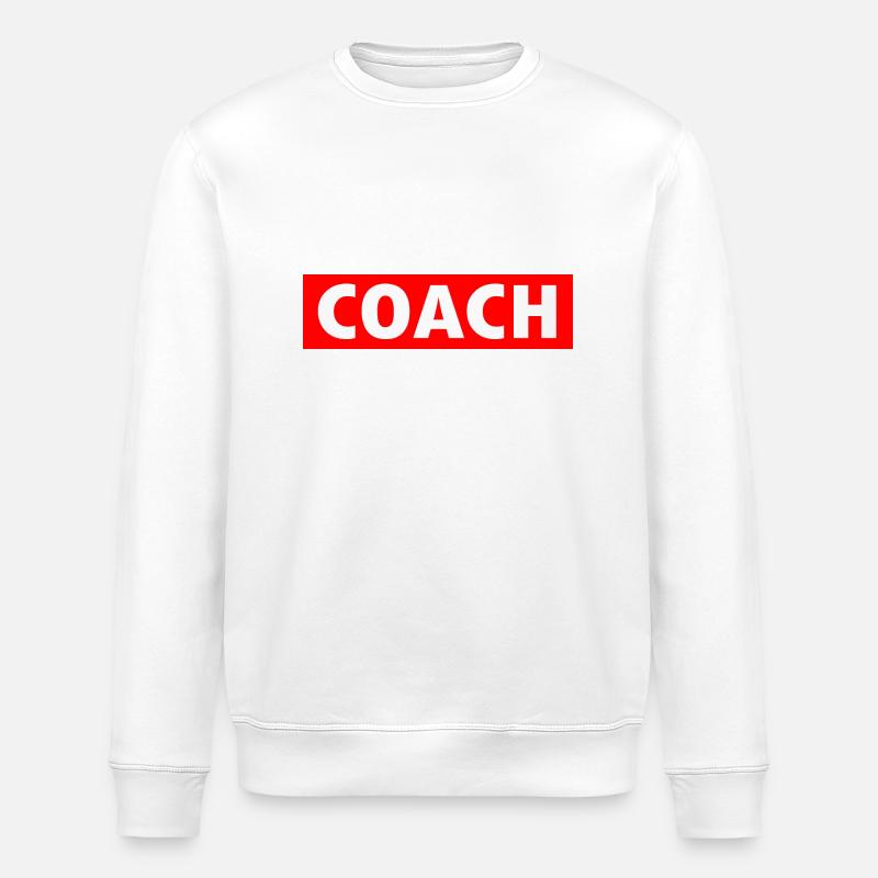 Coach - Stanley/Stella Unisex Bio-Sweatshirt ROLLER - Weiß