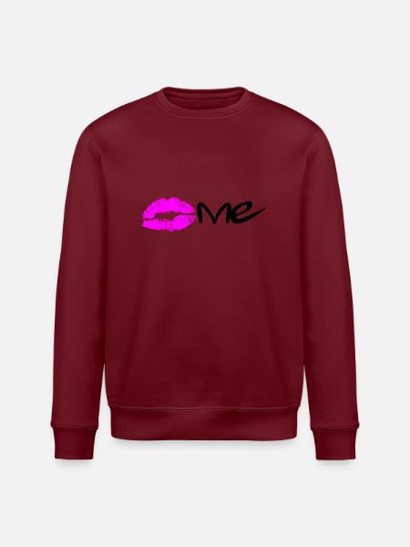 Kiss me - Stanley/Stella Unisex Bio-Sweatshirt ROLLER - Weiß