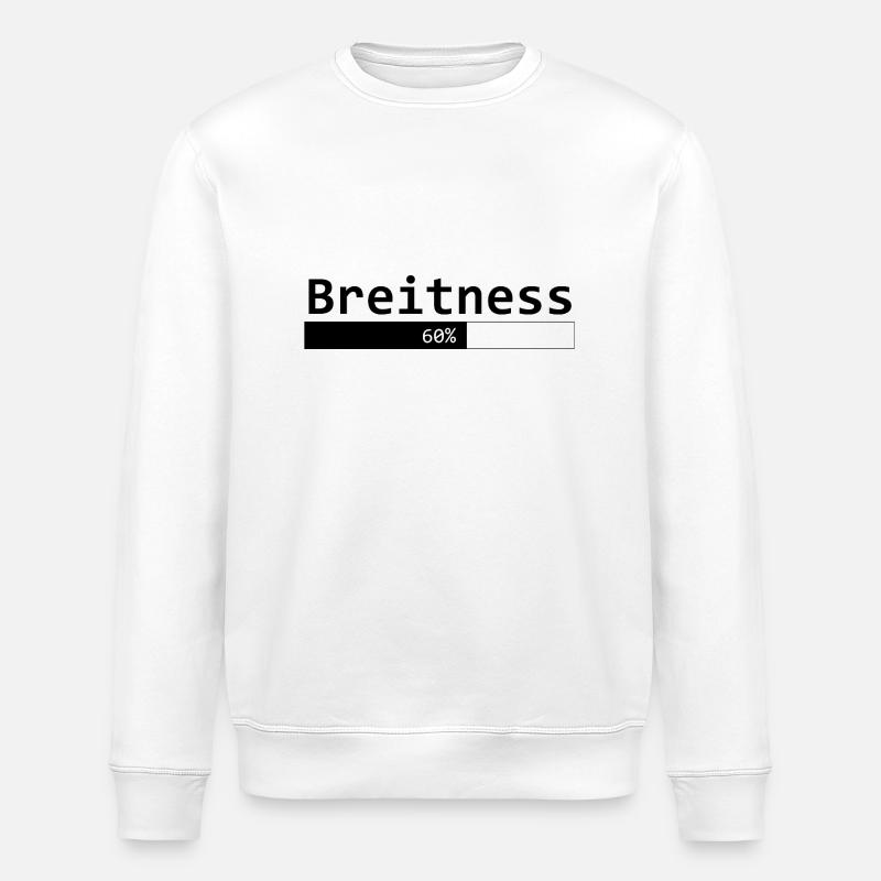 Breitness 60 - Stanley/Stella Unisex Bio-Sweatshirt ROLLER - Weiß