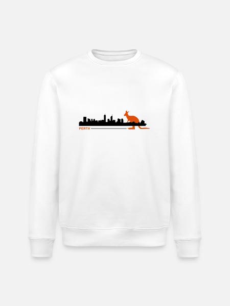 perth2 - Stanley/Stella ROLLER Unisex Organic Sweatshirt - white