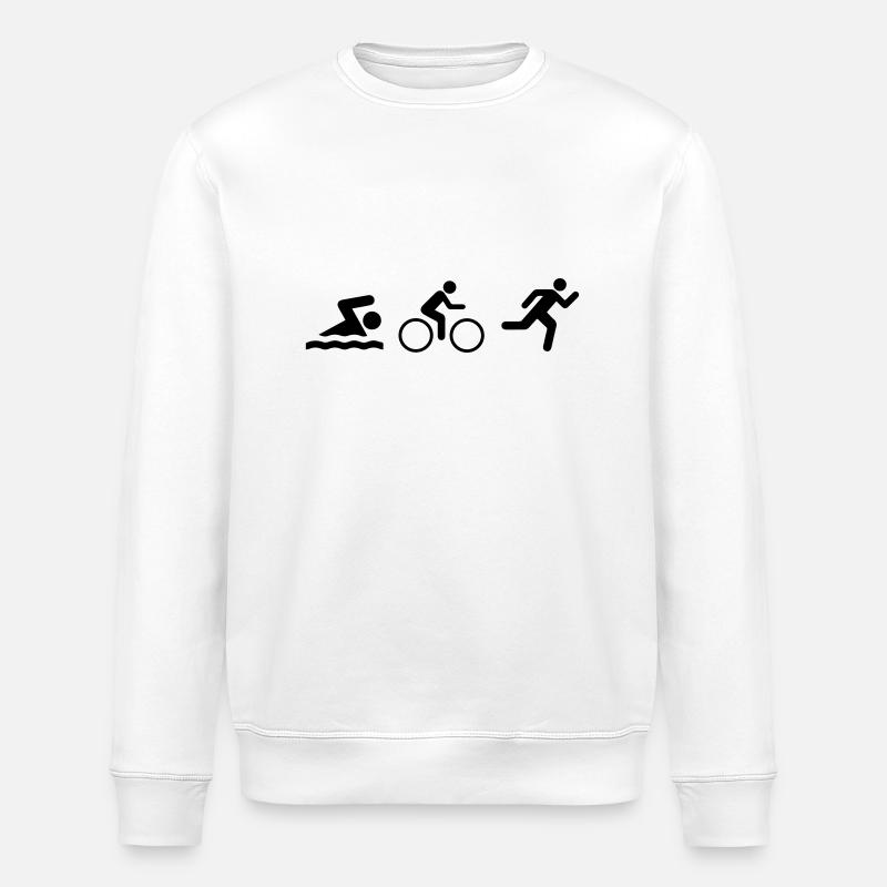 Triatlon_v9 - Stanley/Stella Unisex Bio-Sweatshirt ROLLER - Weiß