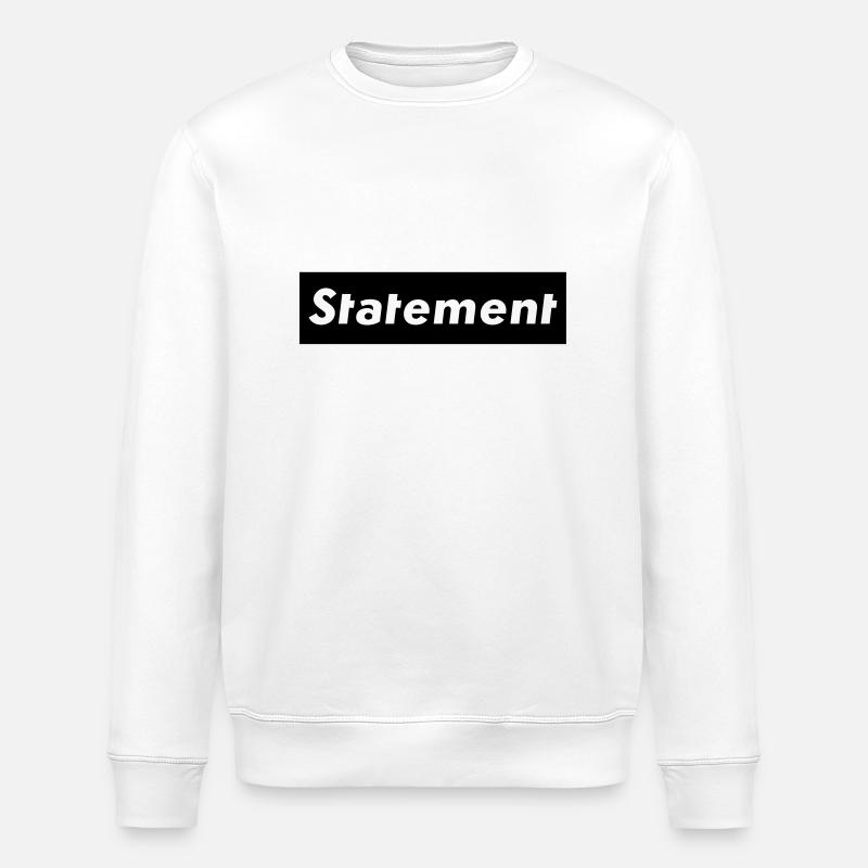 Statement - Sweat bio ROLLER Stanley/Stella Unisexe - blanc