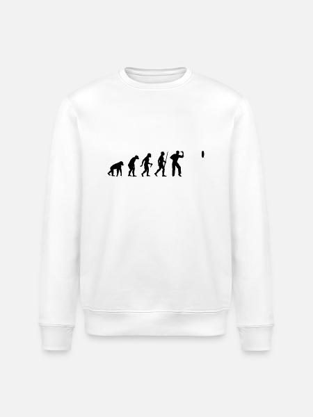 Dart Player Evolution - Stanley/Stella Unisex Bio-Sweatshirt ROLLER - Weiß