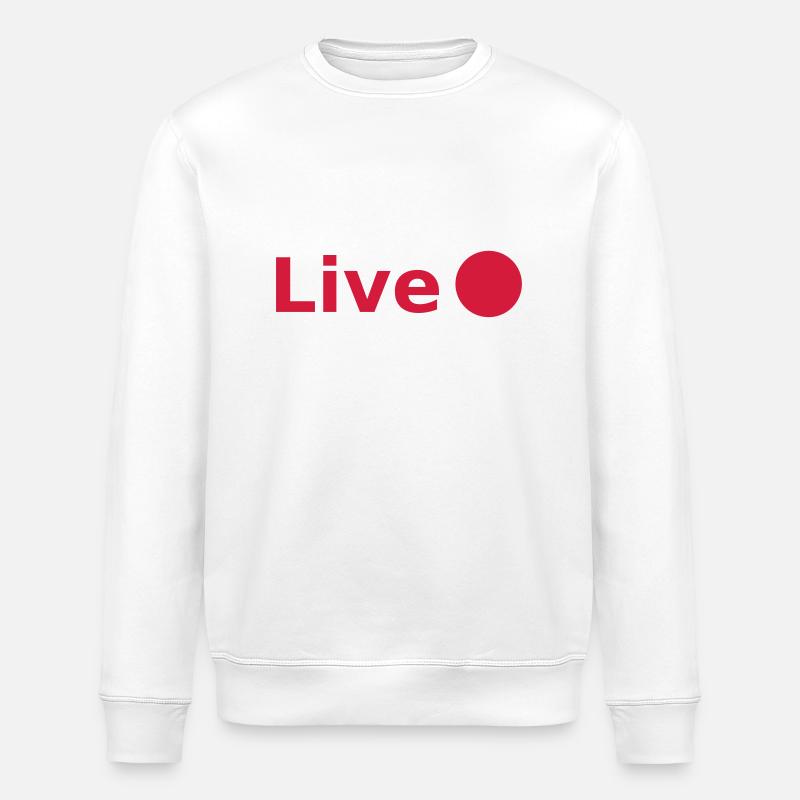 Live - Stanley/Stella Unisex Bio-Sweatshirt ROLLER - Weiß