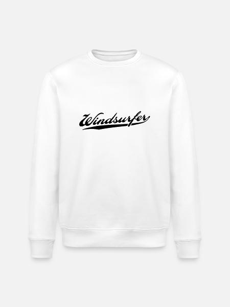 windsurfer - Stanley/Stella ROLLER Unisex Organic Sweatshirt - white