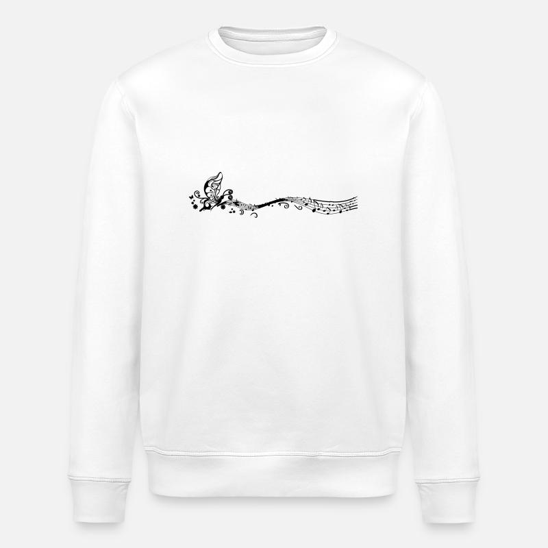 Musik - Stanley/Stella Unisex Bio-Sweatshirt ROLLER - Weiß