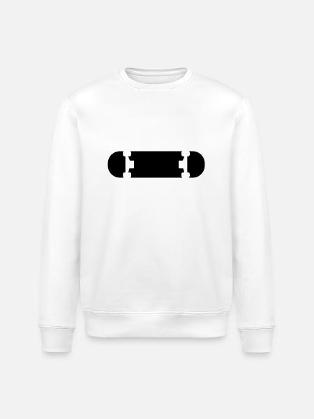 Skateboard - Sweat bio ROLLER Stanley/Stella Unisexe - blanc