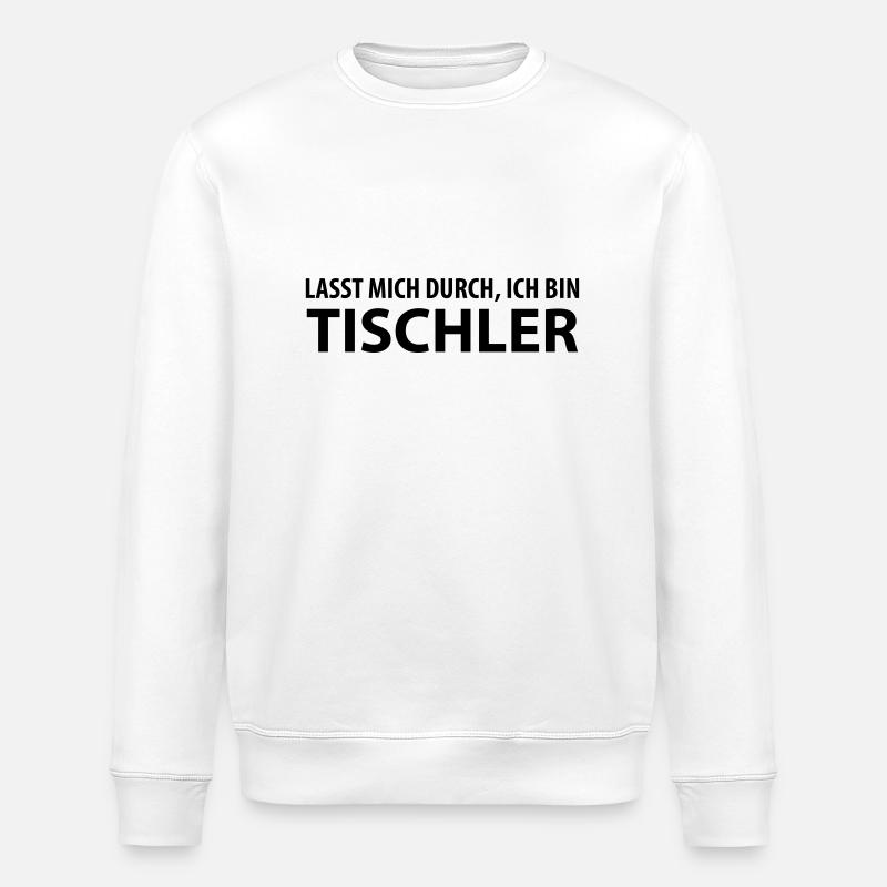 tischler - Stanley/Stella Unisex Bio-Sweatshirt ROLLER - Weiß