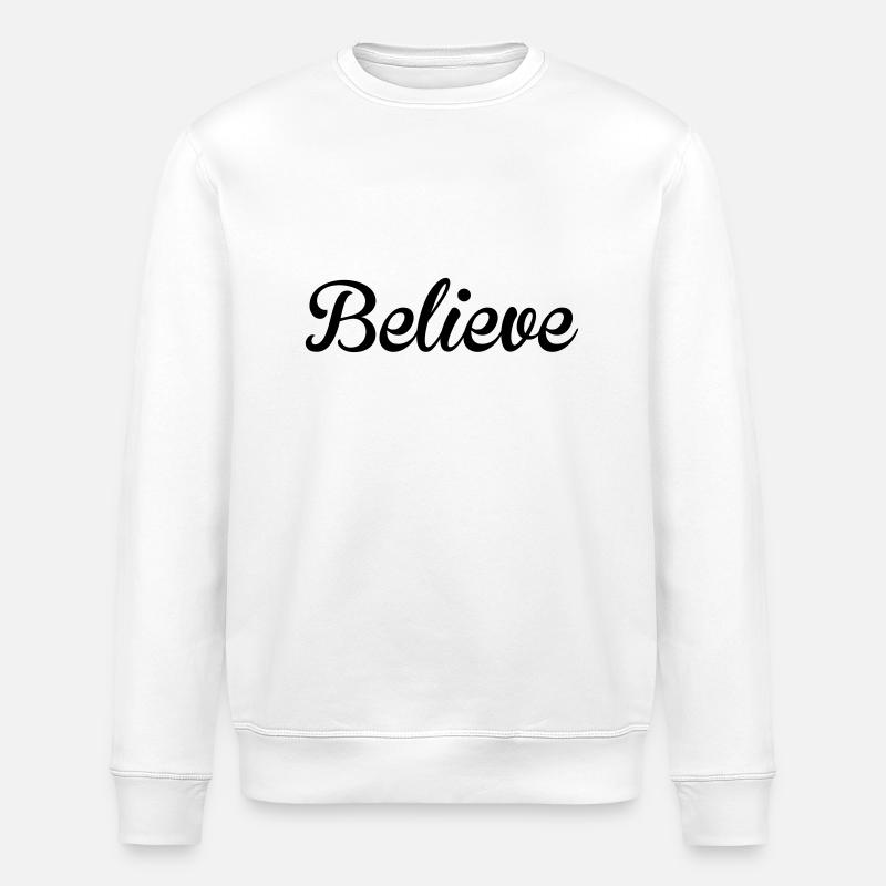 Believe - Sweat bio ROLLER Stanley/Stella Unisexe - blanc