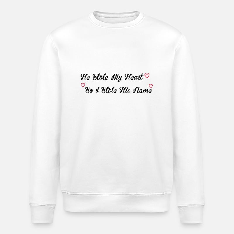 Stole My Heart - Stanley/Stella Unisex Bio-Sweatshirt ROLLER - Weiß