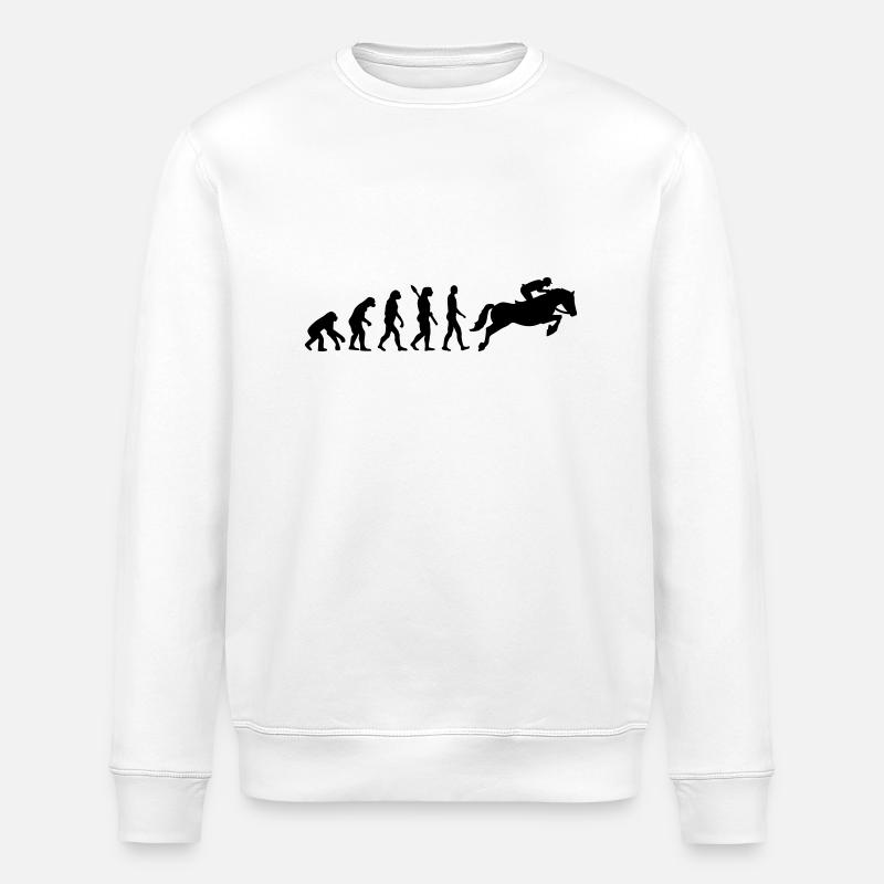 Évolution Jumping - Sweat bio ROLLER Stanley/Stella Unisexe - blanc