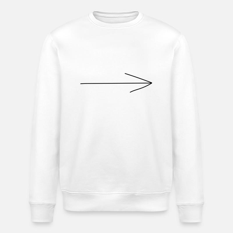 Arrow right - Stanley/Stella ROLLER Unisex Organic Sweatshirt - white