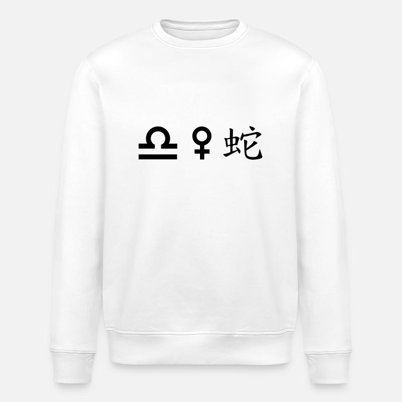 Balance Vénus Serpent - Sweat bio ROLLER Stanley/Stella Unisexe - blanc