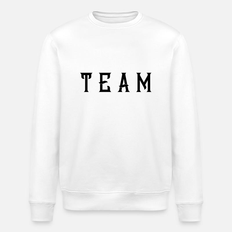 team - Stanley/Stella ROLLER Unisex Organic Sweatshirt - white