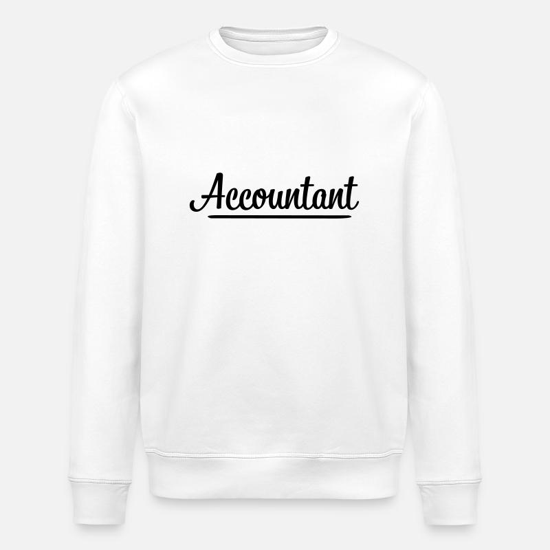 Accountant - Stanley/Stella ROLLER Unisex Organic Sweatshirt - white