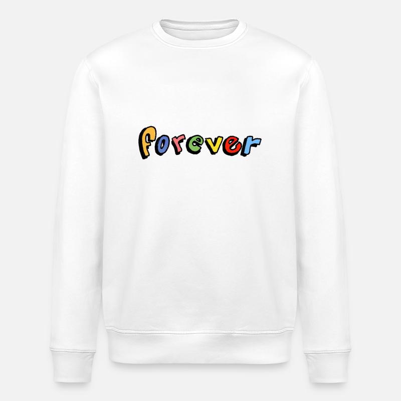 Forever - Stanley/Stella Unisex Bio-Sweatshirt ROLLER - Weiß