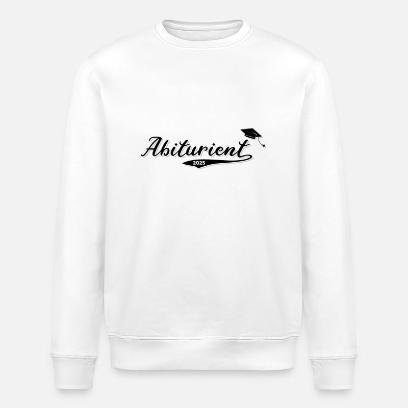 Abiturient 2025 - Stanley/Stella Unisex Bio-Sweatshirt ROLLER - Weiß