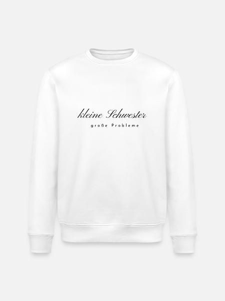 little sister - Stanley/Stella ROLLER Unisex Organic Sweatshirt - white