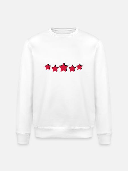 étoiles - Sweat bio ROLLER Stanley/Stella Unisexe - blanc
