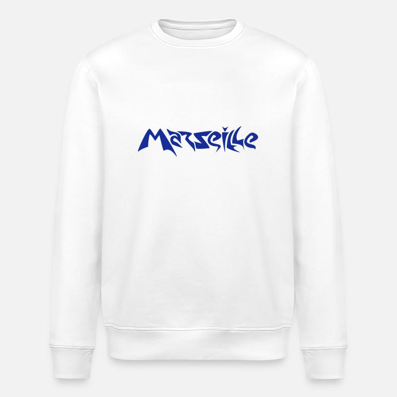 Marseille - Stanley/Stella Unisex Bio-Sweatshirt ROLLER - Weiß