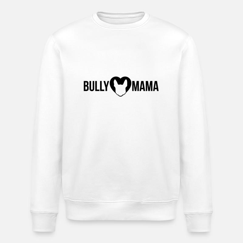 Bullymama Silhouette - Stanley/Stella Unisex Bio-Sweatshirt ROLLER - Weiß