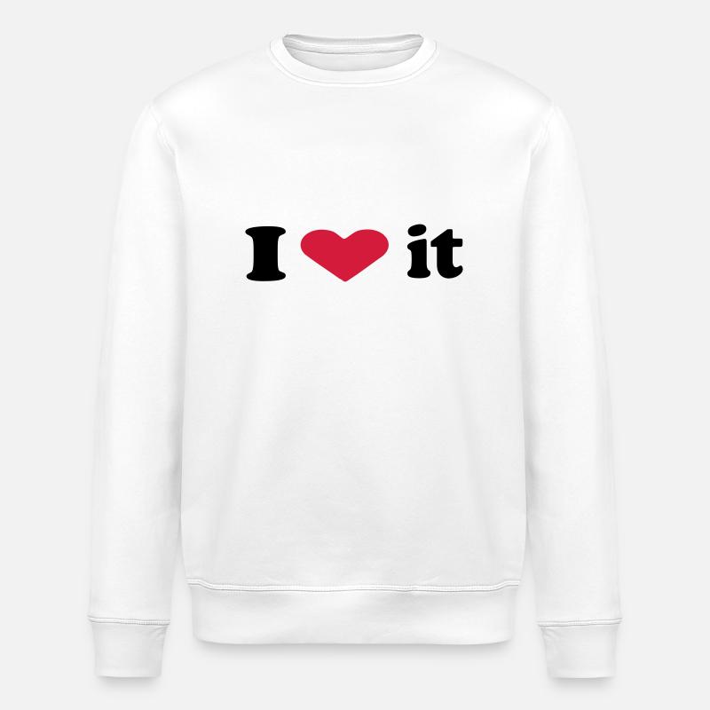 i heart it - Stanley/Stella Unisex Bio-Sweatshirt ROLLER - Weiß