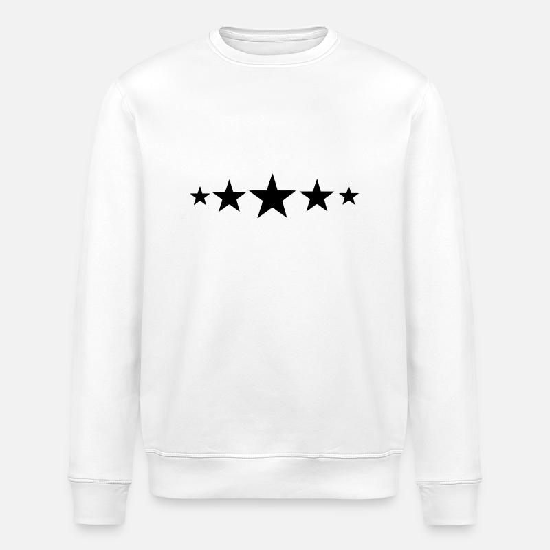 5 étoiles *** - Sweat bio ROLLER Stanley/Stella Unisexe - blanc