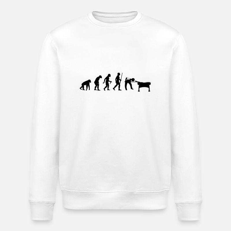 Billiards Evolution - Stanley/Stella Unisex Bio-Sweatshirt ROLLER - Weiß