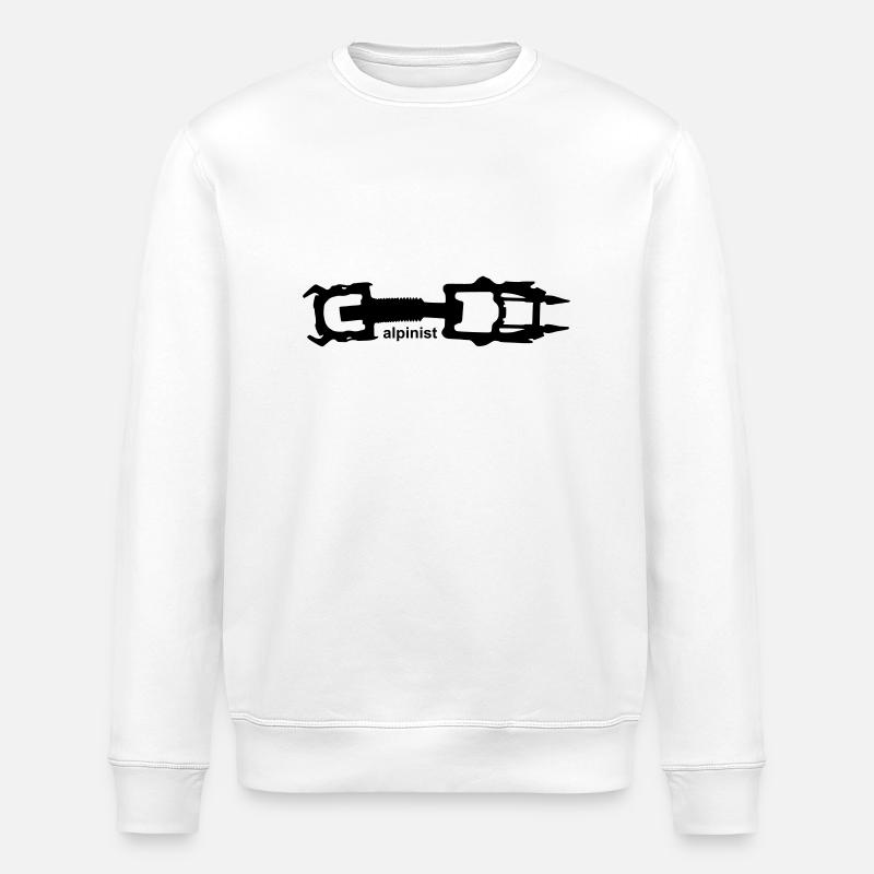 Steigeisen - Stanley/Stella Unisex Bio-Sweatshirt ROLLER - Weiß