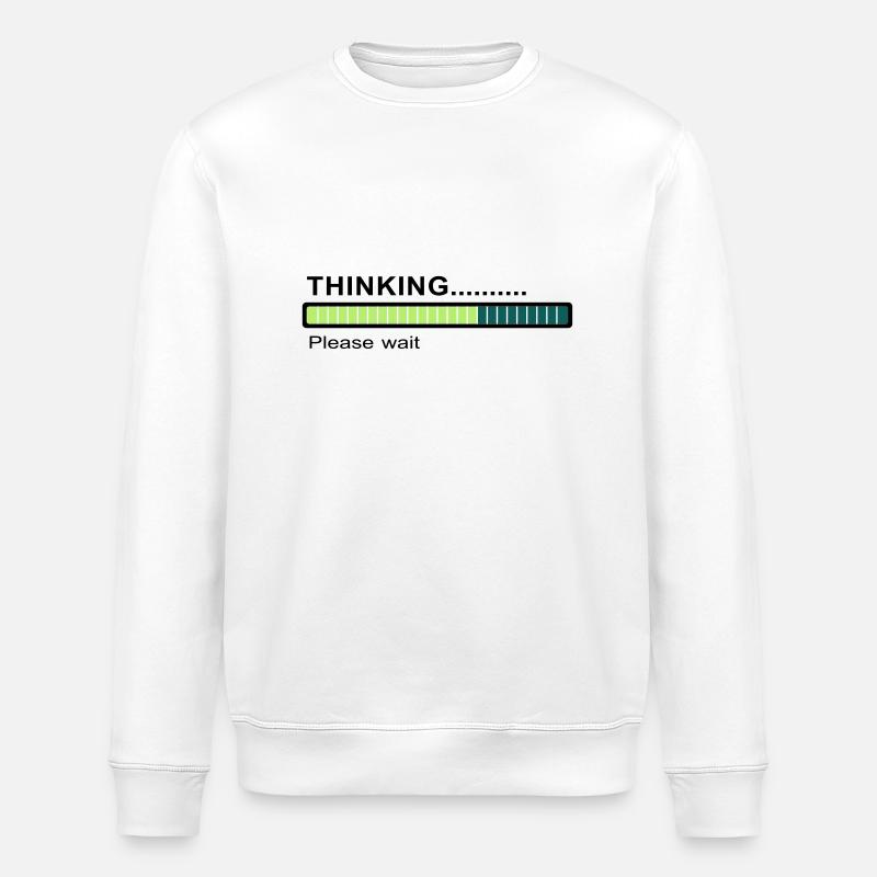 Thinking... - Stanley/Stella Unisex Bio-Sweatshirt ROLLER - Weiß