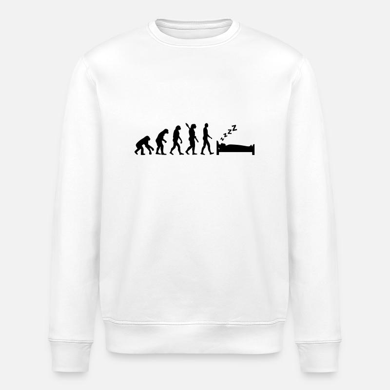 Evolution Sleep - Stanley/Stella ROLLER Unisex Organic Sweatshirt - white