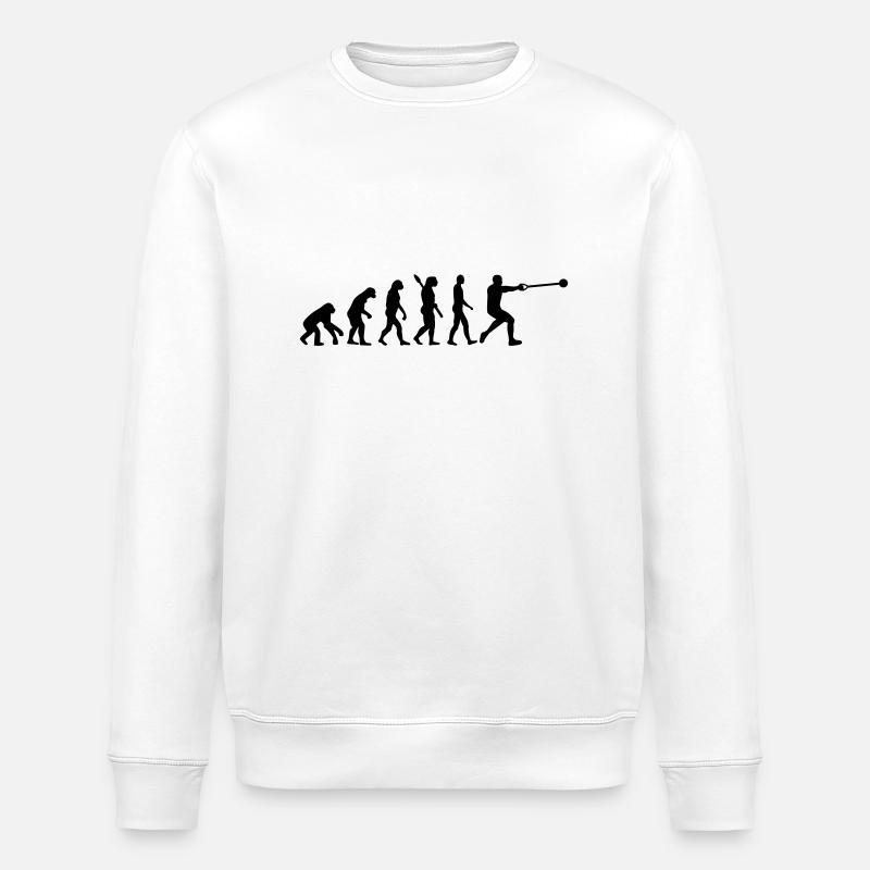 Evolution Lancer de marteau - Sweat bio ROLLER Stanley/Stella Unisexe - blanc