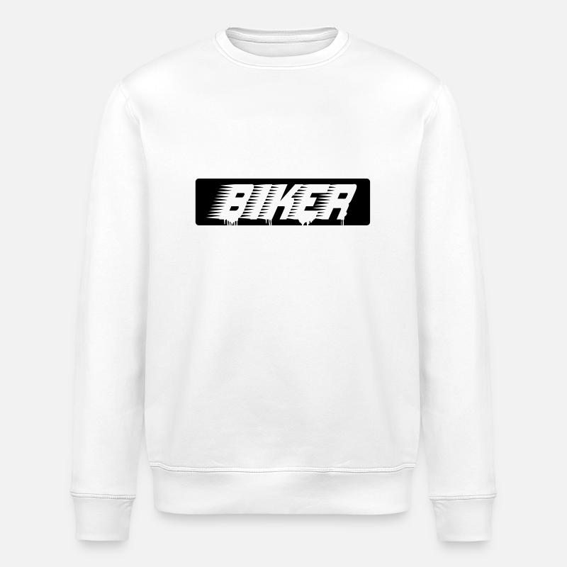 biker_1 - Stanley/Stella Unisex Bio-Sweatshirt ROLLER - Weiß
