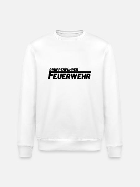 Gruppenführer Freiwillige Feuerwehr - Stanley/Stella Unisex Bio-Sweatshirt ROLLER - Weiß