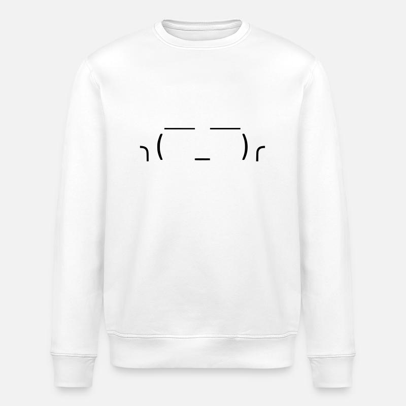 Lass es einfach laufen! 🤷‍♂️ - Stanley/Stella Unisex Bio-Sweatshirt ROLLER - Weiß