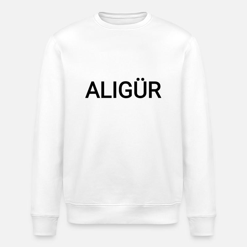 Aligür Name - Stanley/Stella Unisex Bio-Sweatshirt ROLLER - Weiß